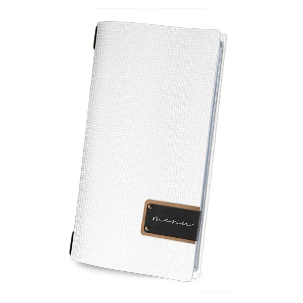 Menu Chef White 4RE - Menu label - F34R4YE - Hospitality Connect