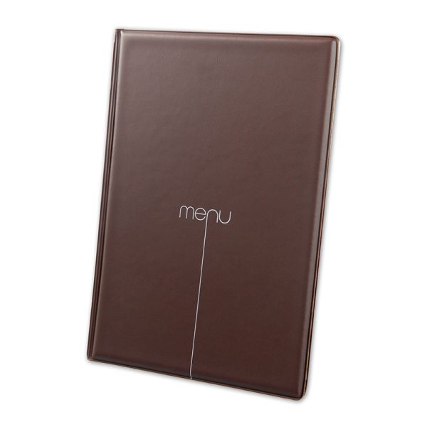 Menu Risto Brown A4 - Menu printed - RIA43ZM - Hospitality Connect