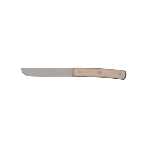 TABLEKRAFT VINTAGE STEAK KNIFE -S/S ACID WASH NATURAL HANDLE - Hospitality Connect
