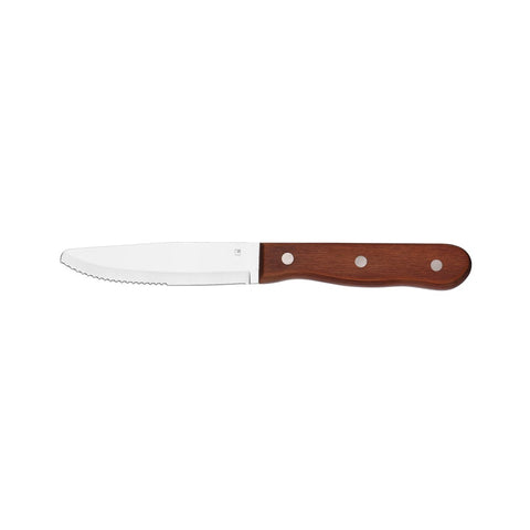 TABLEKRAFT STEAK KNIFE JUMBO PAKKAWOOD ROUND TIP 225mm - Hospitality Connect