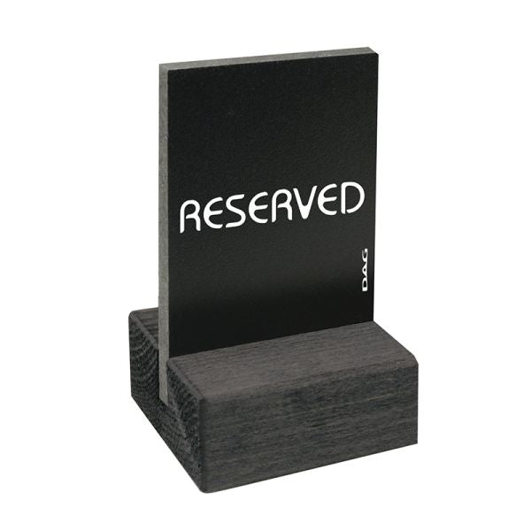 Blackboard RESERVED 8 x 15 cm table - SERI03 - Hospitality Connect