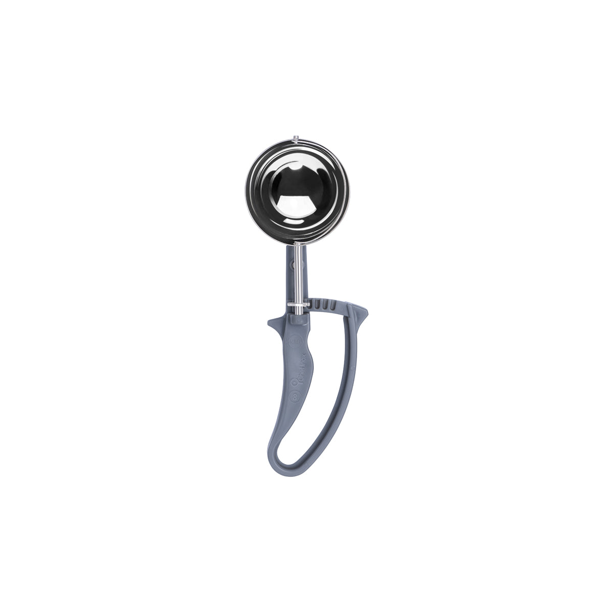 CHEF INOX EZY GRIP "No.8" PORTIONER/ICE CREAM w/GREY HDL - Hospitality Connect