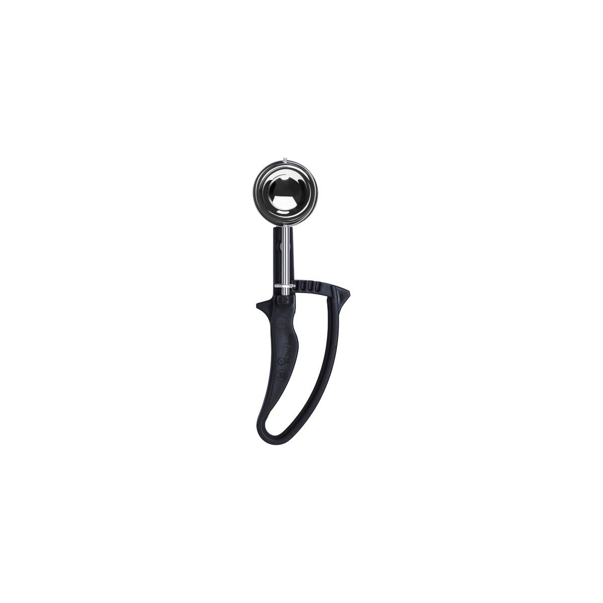 CHEF INOX EZY GRIP "No.30" PORTIONER/ICE CREAM w/BLACK HDL - Hospitality Connect