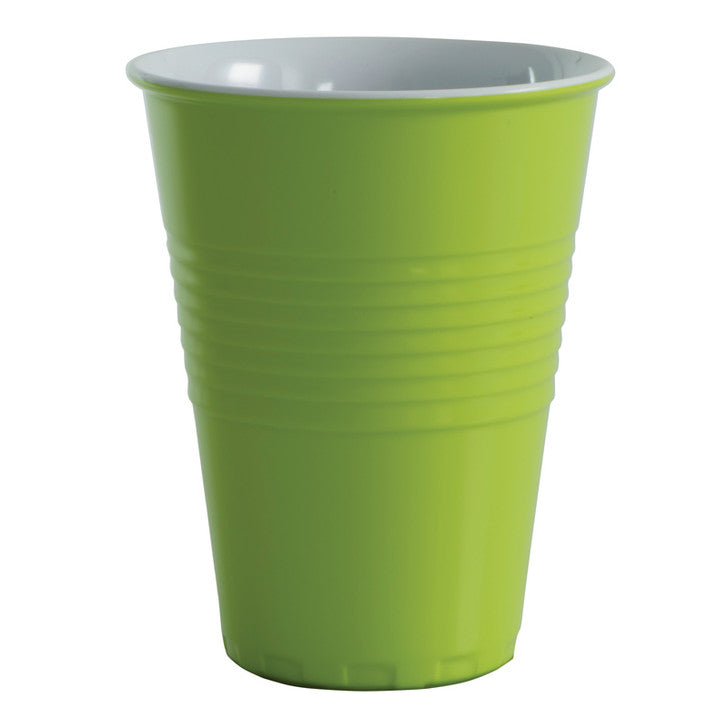 SERRONI Miami Melamine Two Tone Cup - Lime Green16757 - Hospitality Connect
