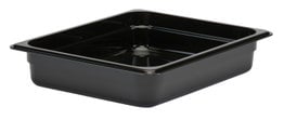 CAMBRO GN 1/2 Food Pan 65mm 3.9L - Black Box of 6 - Hospitality Connect