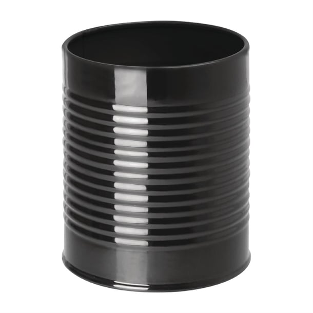 Olympia Tin Can Table Tidy Black - 110(H)x90(W)mm - Hospitality Connect