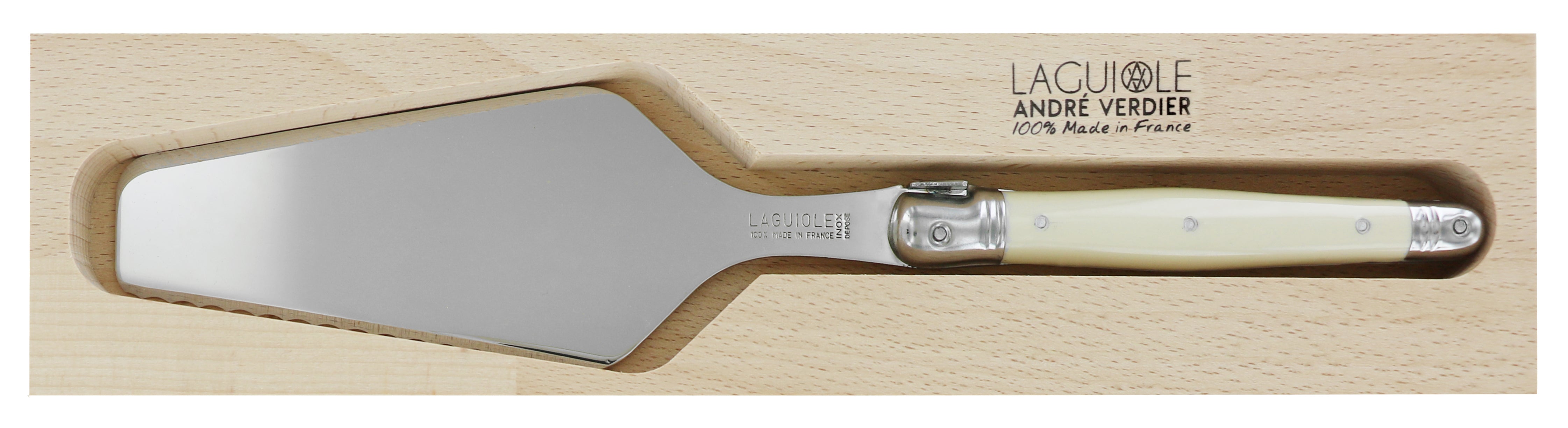 Andre Verdier Laguiole DEBUTANT OMNICOLOUR  IvoryCake Slicer 23543 - Hospitality Connect