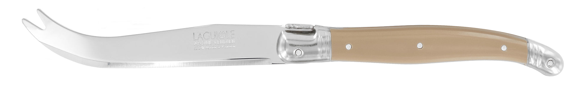 Andre Verdier Laguiole DEBUTANT OMNICOLOUR Sand Cheese Knife Loose 23600 - Hospitality Connect
