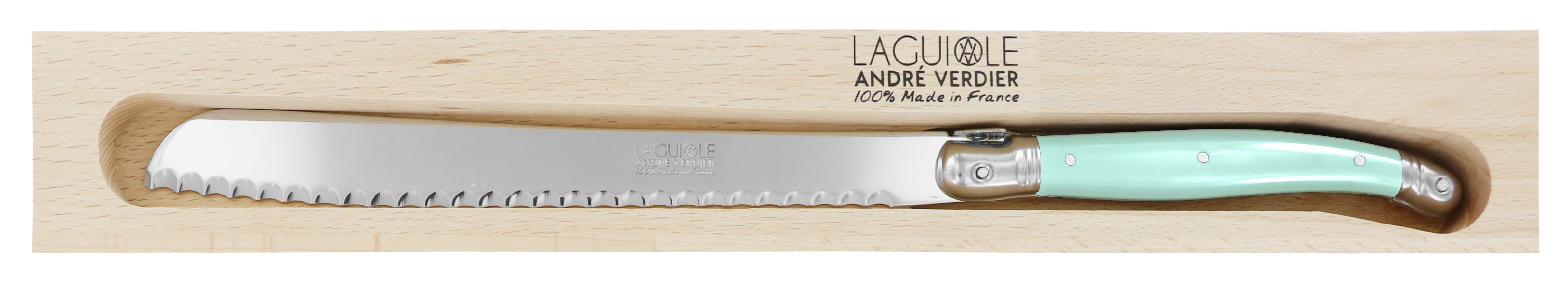 Andre Verdier Laguiole DEBUTANT OMNICOLOUR Mixed (ST TROPEZ SERIES) Bread Knife 23617