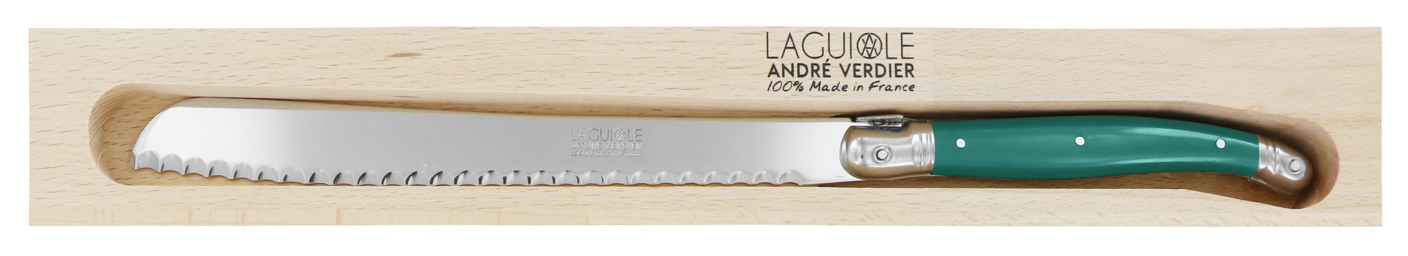 Andre Verdier Laguiole DEBUTANT OMNICOLOUR Mixed (FOREST SERIES) Bread Knife 23625