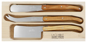 Andre Verdier Laguiole DEBUTANT COUNTRY Cheese Knife Set 3 Piece 23645