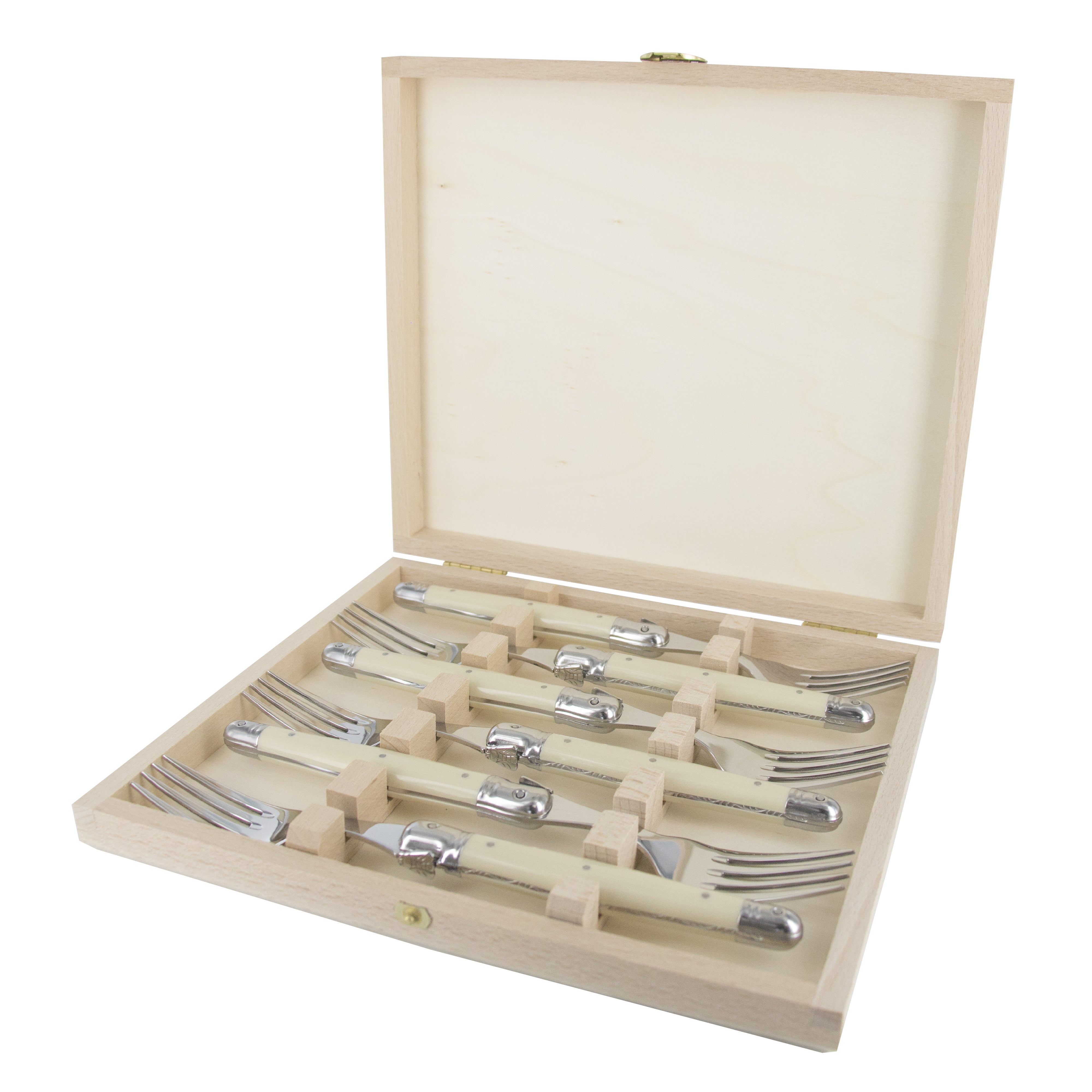 Andre Verdier Laguiole CLASSIQUE Dinner Fork Set 6 Piece Set 23652
