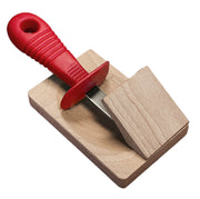 Andre Verdier POSEIDON Oyster Knife with Wooden Chock 23685 - Hospitality Connect