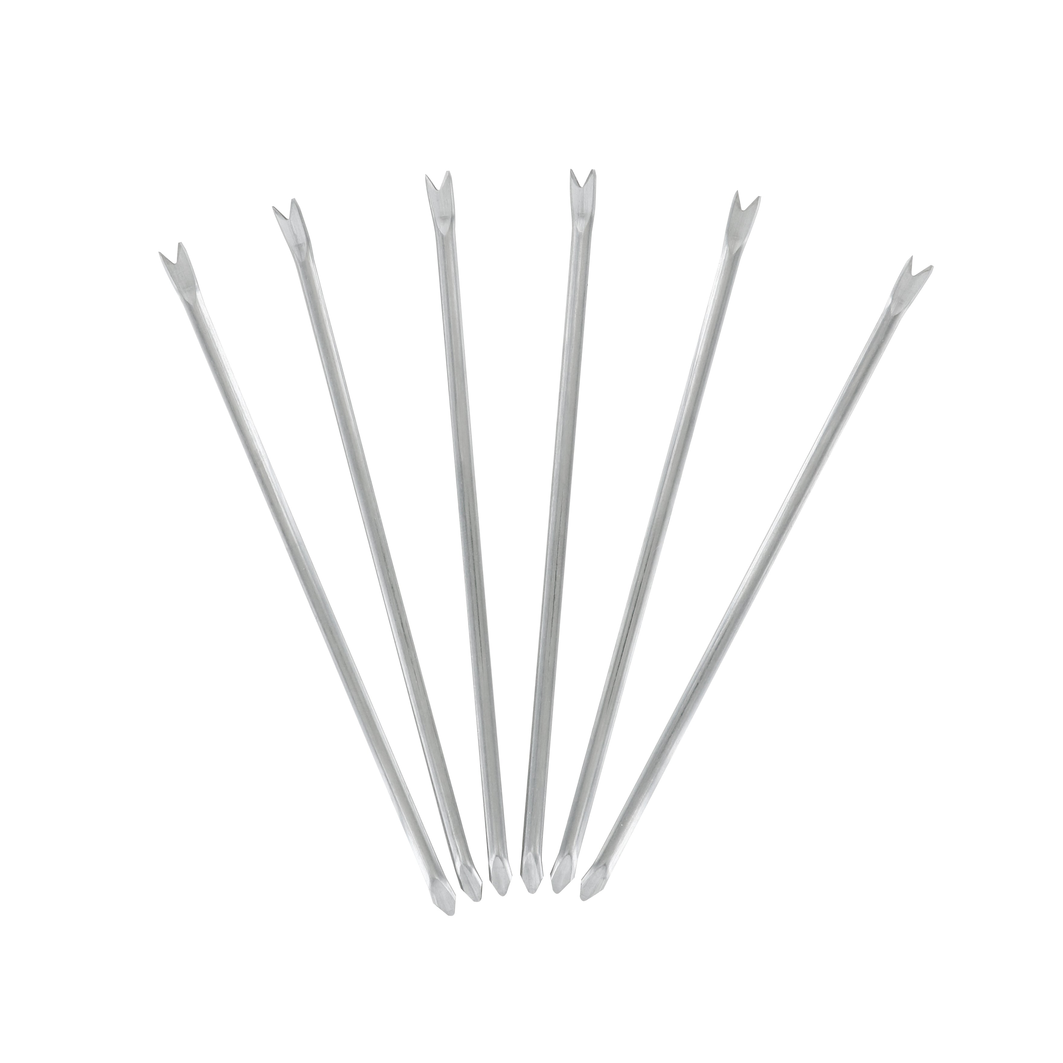 Andre Verdier POSEIDON Stainless Steel Scrapers 18cm Set of 6 23688 - Hospitality Connect