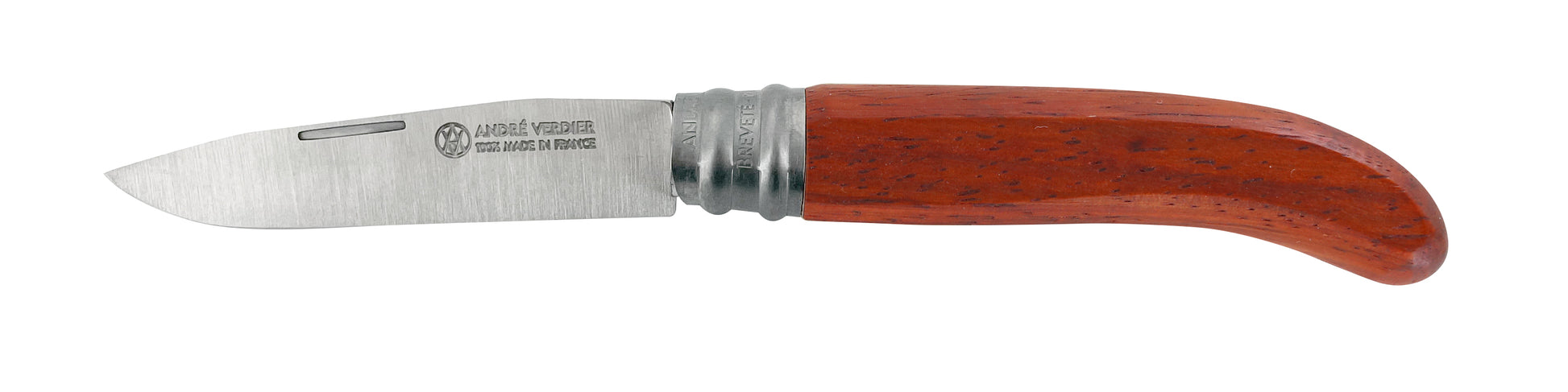 Andre Verdier A Virole L'ALPAGE Folding Knife 8.5cm Varnished Handle Loose 23691 - Hospitality Connect
