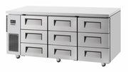 Skipio SUR18-3D-9 - 9 Drawer Under Counter Fridge 1800mm