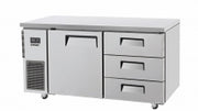 Skipio SUR15-3D-3 - 1 Door & 3 Drawer Under Counter Fridge 1500mm