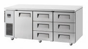 Skipio SUR18-3D-6 - 1 Door & 6 Drawer Under Counter Fridge 1800mm
