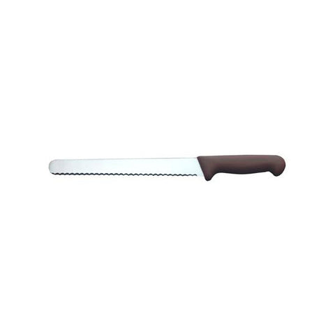 IVO PROFESSIONAL "55000" SERRATED SLICER 300mm BROWN 25424 - Hospitality Connect