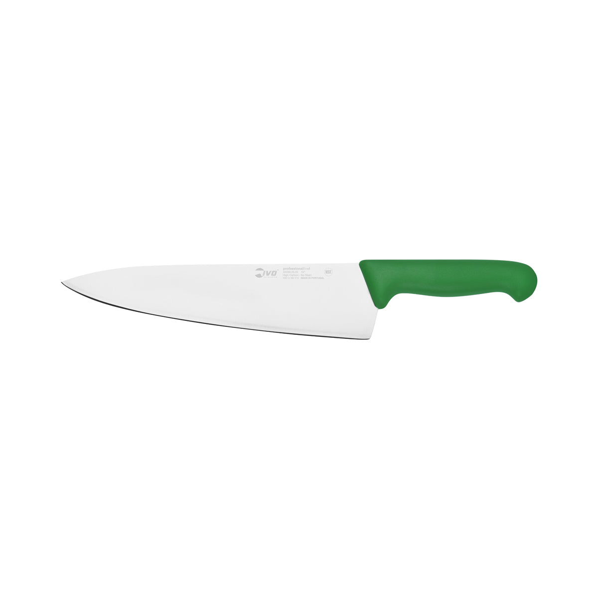 IVO PROFESSIONAL "55000" CHEFS KNIFE 250mm GREEN 25449 - Hospitality Connect