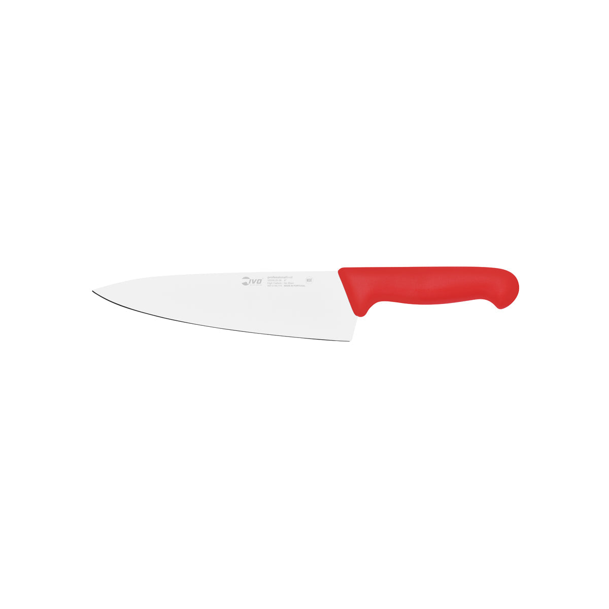 IVO PROFESSIONAL "55000" CHEFS KNIFE 200mm RED 25463 - Hospitality Connect