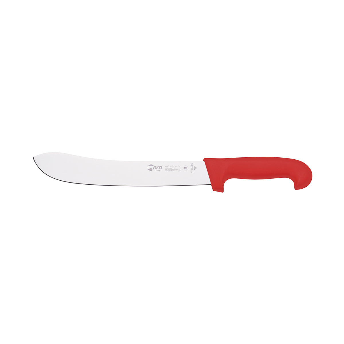 IVO PROFESSIONAL "55000" BUTCHERS KNIFE 250mm RED 25468 - Hospitality Connect