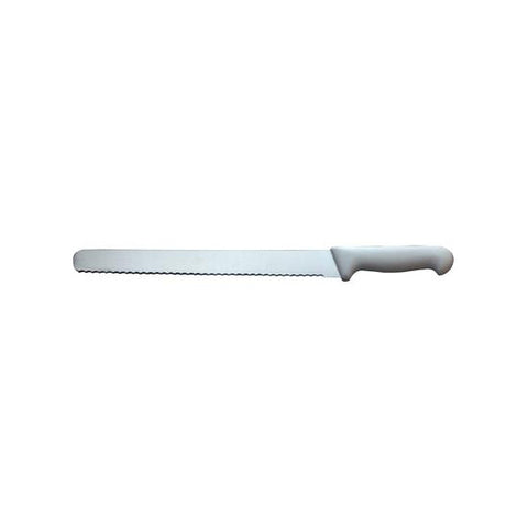 IVO PROFESSIONAL "55000" SERRATED SLICER 250mm WHITE - Hospitality Connect