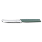 VICTORINOX Tomato and Table Knife, Wavy Edge 11cm - Sage - Hospitality Connect