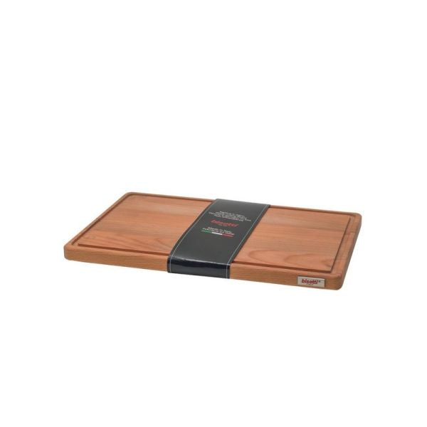 Bisetti Cutting Board Natural w/Sauce Grove 40x25x2cm - Hospitality Connect