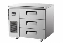 Skipio SUR9-3D-3 - 3 Drawer Under Counter Fridge 900mm