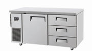 Skipio SUR12-3D-3 - 1 Door & 3 Drawer Under Counter Fridge 1200mm