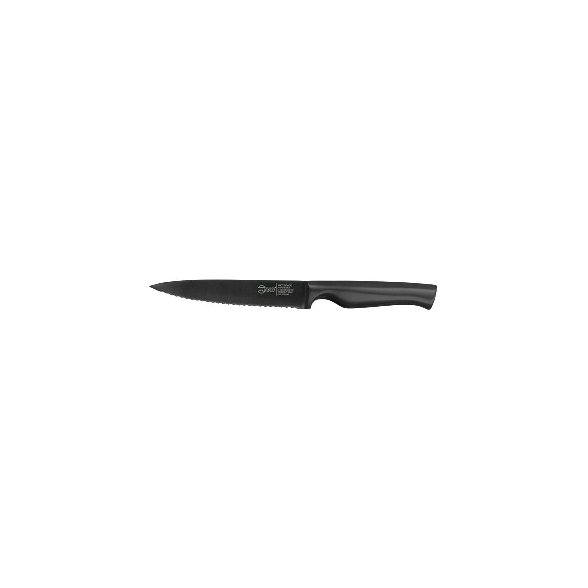 IVO VIRTU UTILITY KNIFE SERRATED BLADE 135mm  BLACK 26084 - Hospitality Connect