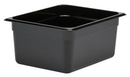 CAMBRO GN 1/2 Food Pan 150mm 8.9L - Black Box of 6 - Hospitality Connect