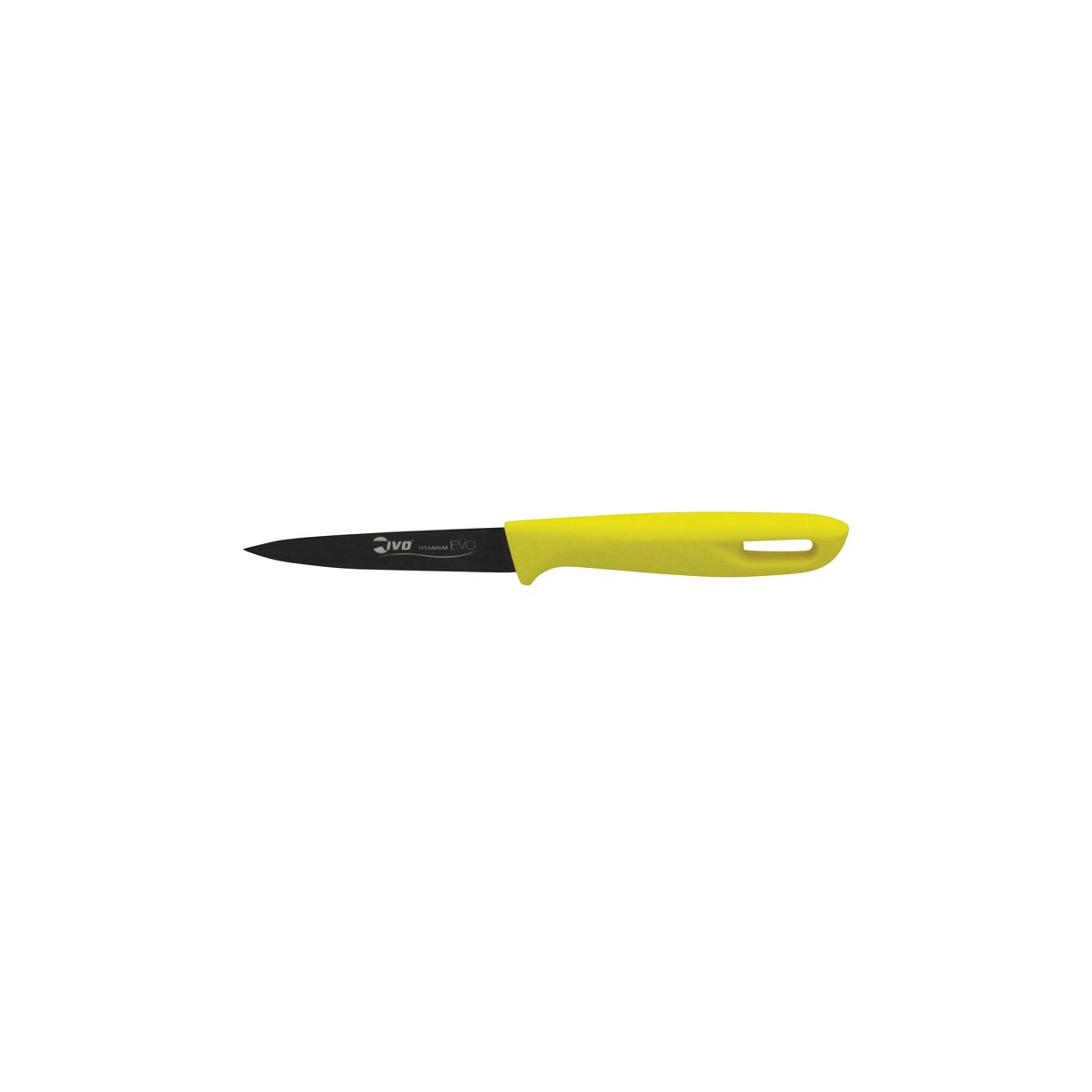 IVO EVO "221000" PARING KNIFE 90mm  YELLOW HDL TITANIUM 27085 - Hospitality Connect