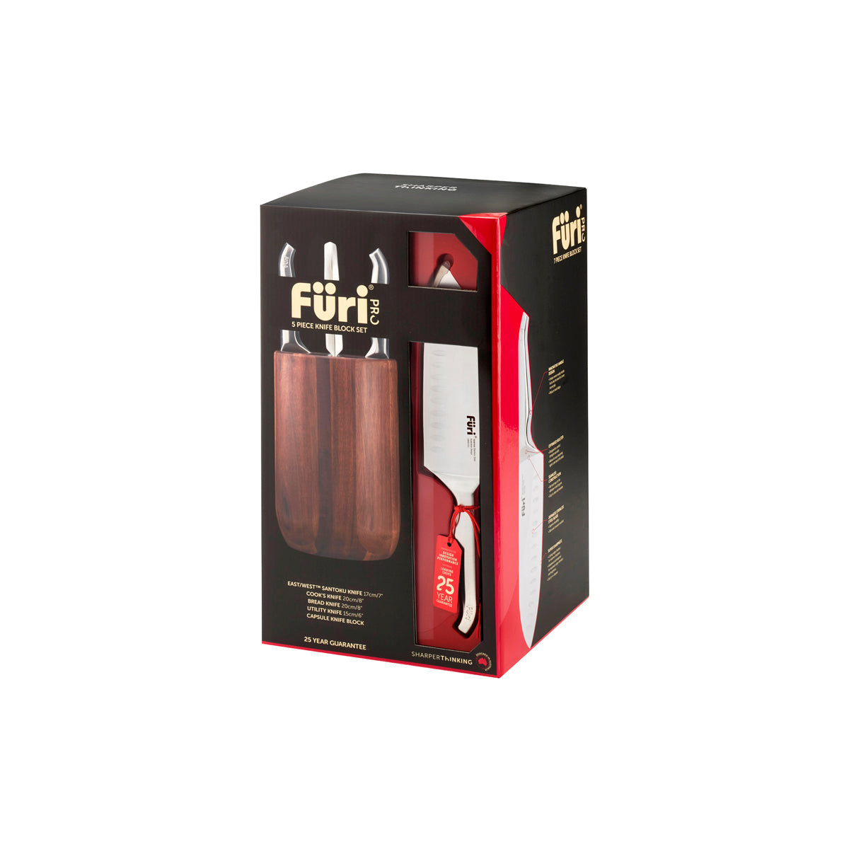 FURI-PRO CAPSULE BLOCK 5PC SET 15/17/20x2CM (41452) - Hospitality Connect