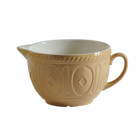 MASON CASH Cane Batter Bowl, 25 x 19 x 13cm/1.9 Litre - Stoneware - Hospitality Connect