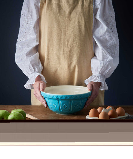 MASON CASH Turquoise Colour Mixing Bowl, 24cm / 2 Litre - Earthenware - Hospitality Connect