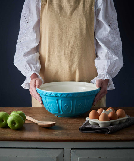 MASON CASH Powder Blue Colour Mixing Bowl, 24cm / 2 Litre - Earthenware - Hospitality Connect