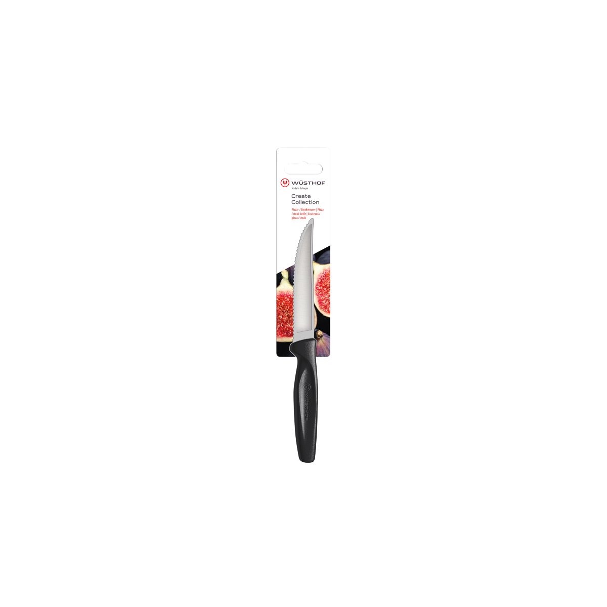 WUSTHOF CREATE STEAK KNIFE 100mm BLK HANGSELL (1145300510W) - Hospitality Connect