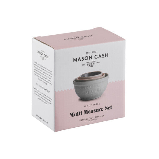 MASON CASH Innovative Kitchen Set of 3 Measuring Cups, 11.5 x 7cm - Stoneware - Hospitality Connect