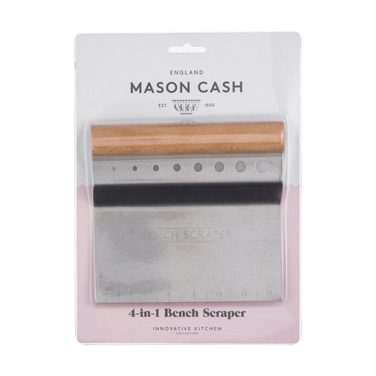 MASON CASH Innovative Kitchen Bench Scraper, 15 x 14 x 2.5cm - Stainless Steel - Hospitality Connect
