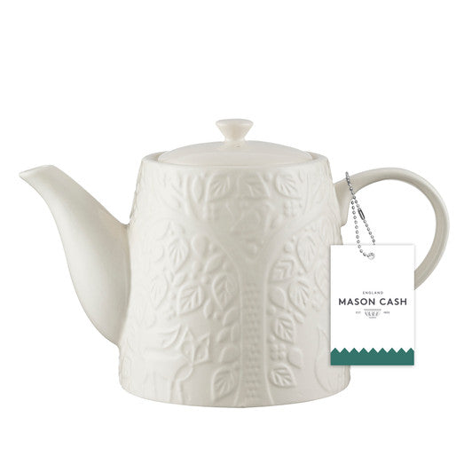 MASON CASH In the Forest Teapot, 23 x 13 x 14.5cm/ 1 Litre - Stoneware - Hospitality Connect