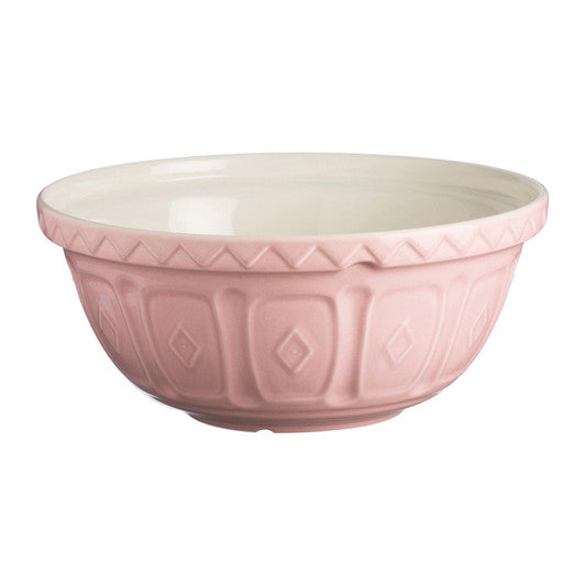 MASON CASH Powder Pink Colour Mixing Bowl, 26cm/2.7 Litre - Earthenware - Hospitality Connect