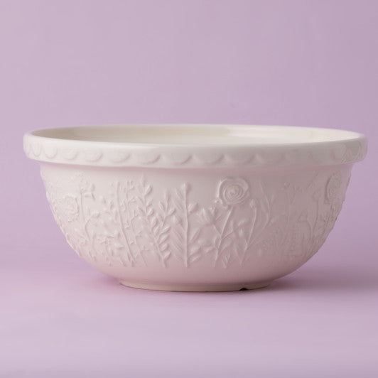 MASON CASH In The Meadow Cream Rose Mixing Bowl, 29cm / 4 Litre - Earthenware - Hospitality Connect