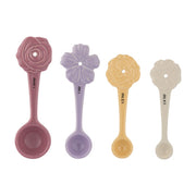 MASON CASH In The Meadow Set of 4 Measuring Spoons, 1/4 tsp, 1/2 tsp, 1 tsp, 1tbsp - Stoneware - Hospitality Connect