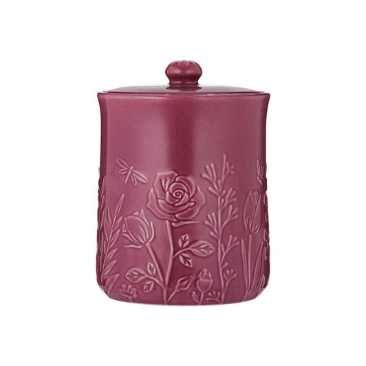 MASON CASH In The Meadow Purple Storage Jar, 18 x 13cm / 1.85 Litre - Stoneware - Hospitality Connect