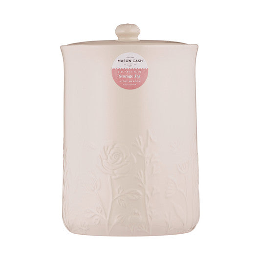 MASON CASH In The Meadow Cream Storage Jar, 23 x 15cm / 2.5 Litre - Stoneware - Hospitality Connect