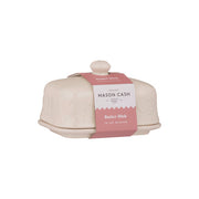 MASON CASH In The Meadow Cream Butter Dish, 9 x 15.6 x 10.6cm - Stoneware - Hospitality Connect