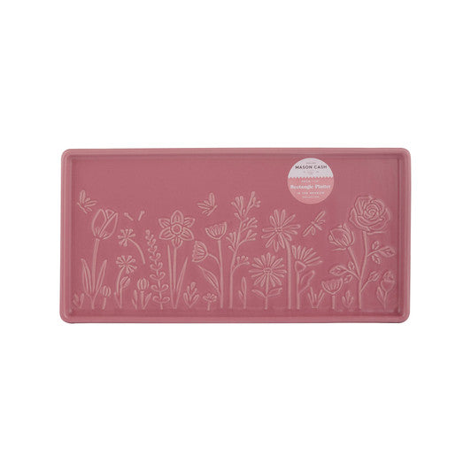 MASON CASH In The Meadow Pink Rectangle Platter, 30 x 15 x 2cm - Stoneware - Hospitality Connect