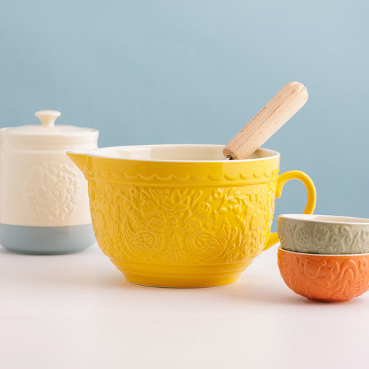 MASON CASH Home To Roost Batter Bowl, 1.9 Litre / 25 x 19 x 13cm - Stoneware - Hospitality Connect
